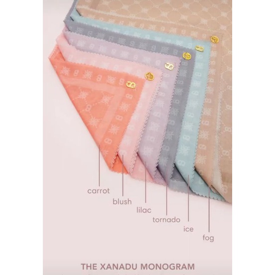 Xanadu Monogram Buttonscarves x Ria Miranda