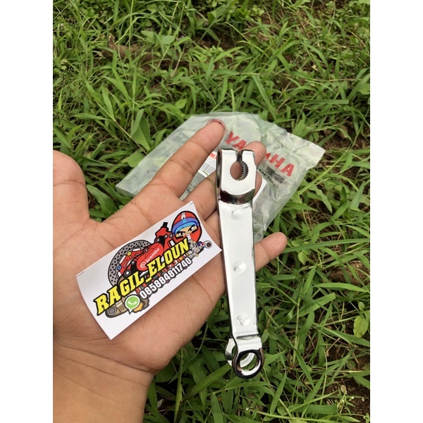 Paha rem byson ori original pnp cb gl mp tiger rx king panjang sama dengan bajaj pulsar-chrome