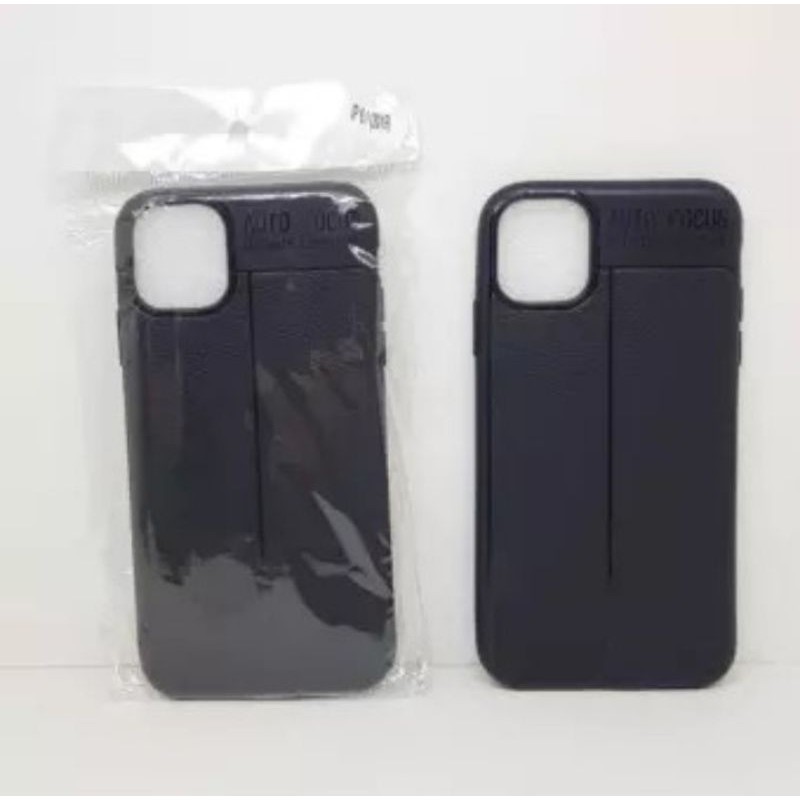 Black Case jelly auto focus Kulit Jeruk Iphone 11