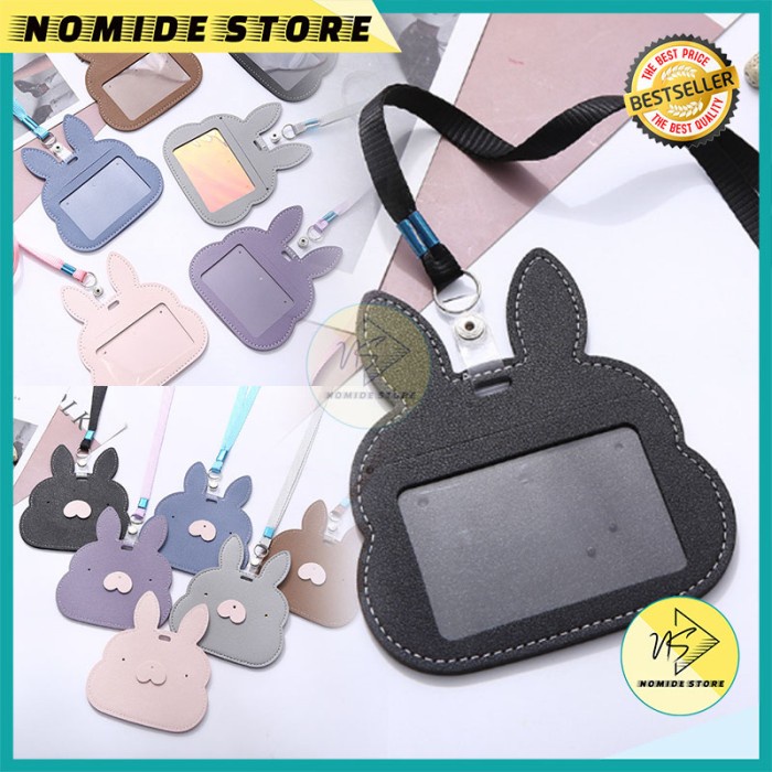

NAME TAG ID CARD LANYARD HOLDER BAHAN KULIT AKSESORIS KANTOR GTB1 HIGHT CLASS