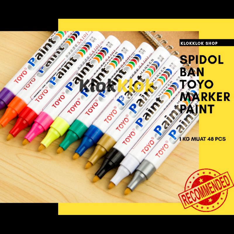 Spidol ban toyo marker paint original