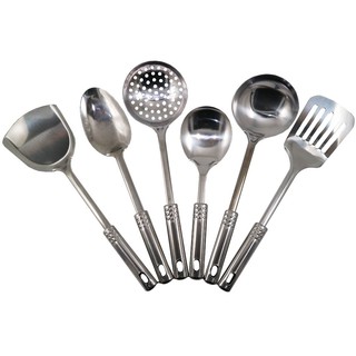 Jual Spatula Stainless Steel Set 6 In 1 Sodet Sutil Alat Masak Dapur | Shopee Indonesia