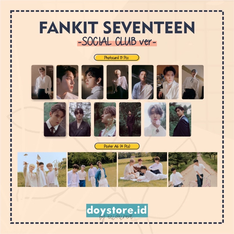 [BACA DESKRIPSI] Fankit Seventeen Social Club paket hemat by doystoreid