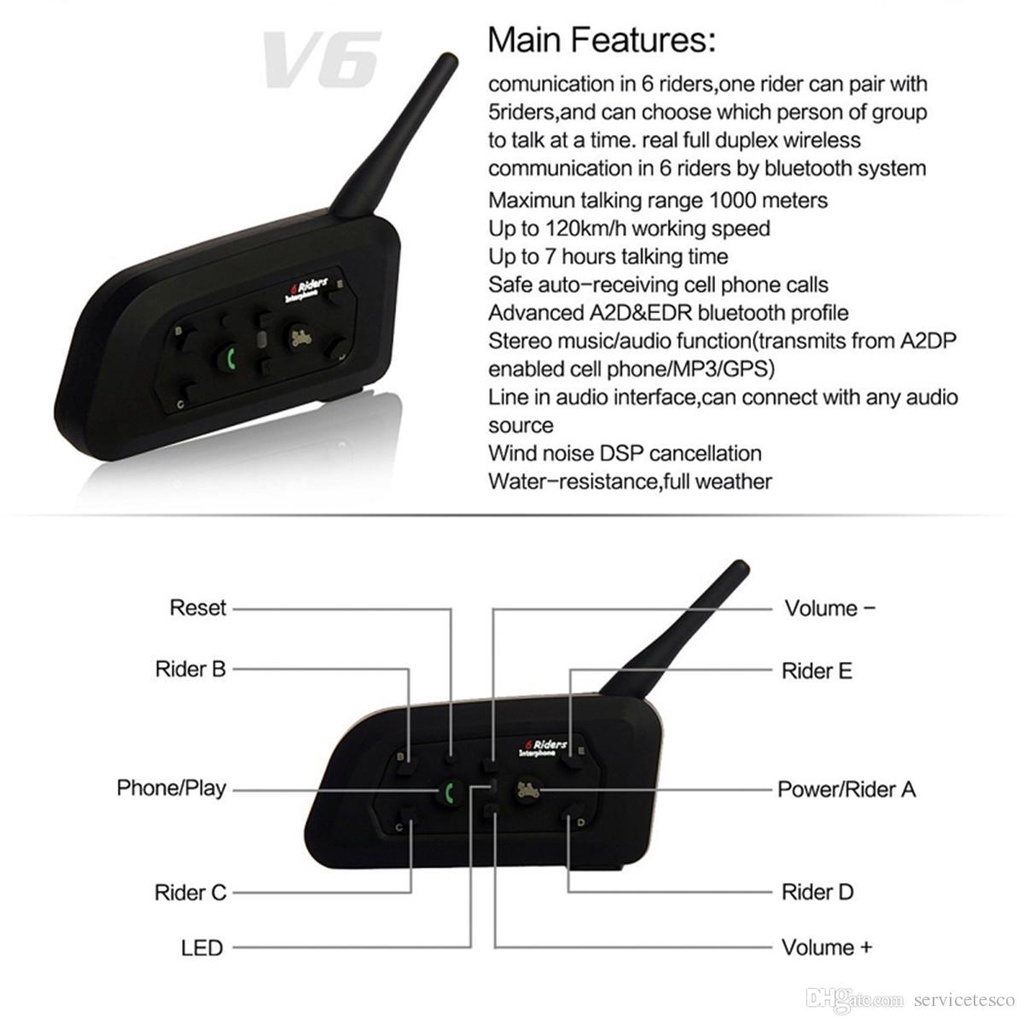 V-NET BLT INTERPHONE V6 RIDER