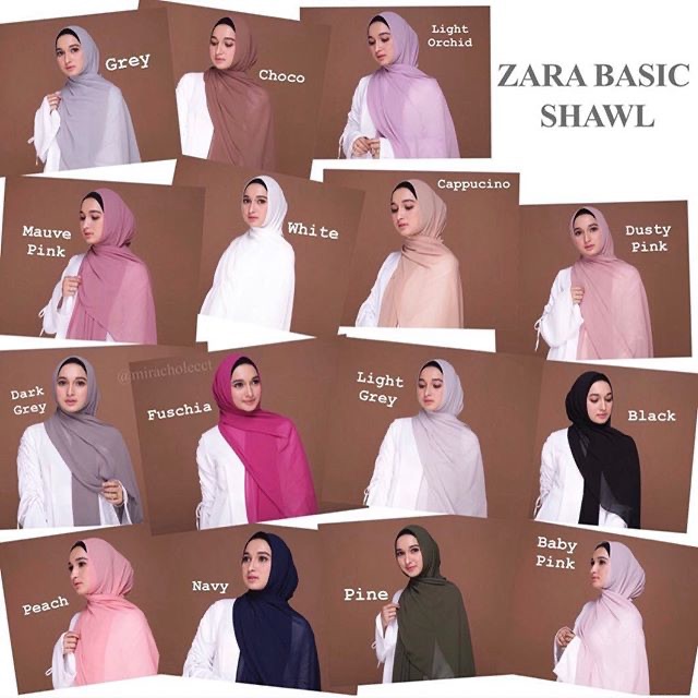 BESTSELLER ZARA BASIC SHAWL PART 2