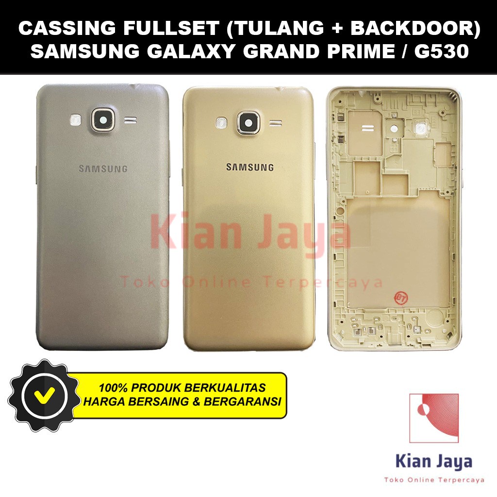 Cassing Casing Housing Fullset Hp Samsung Galaxy Grand Prime Duos G530 G530H G530F Original