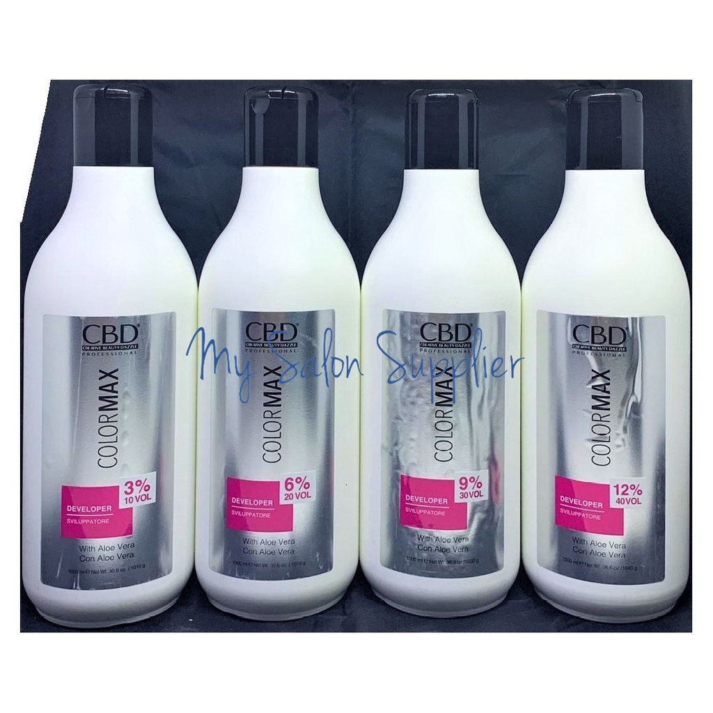 CBD ColorMax Italy Color Max Developer Oxidant with Aloe Vera 1L