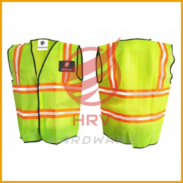 Rompi Kombinasi Polyester HIJAU Double Scotlite Polyster Safety Vest Polister