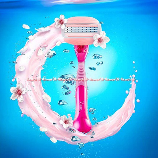 Gillete Venus Comfortglide White Tea Refill 4pcs Shaving Women Gilete Gillete Isi Ulang Pisau Cukur Wanita Cewek Perempuan