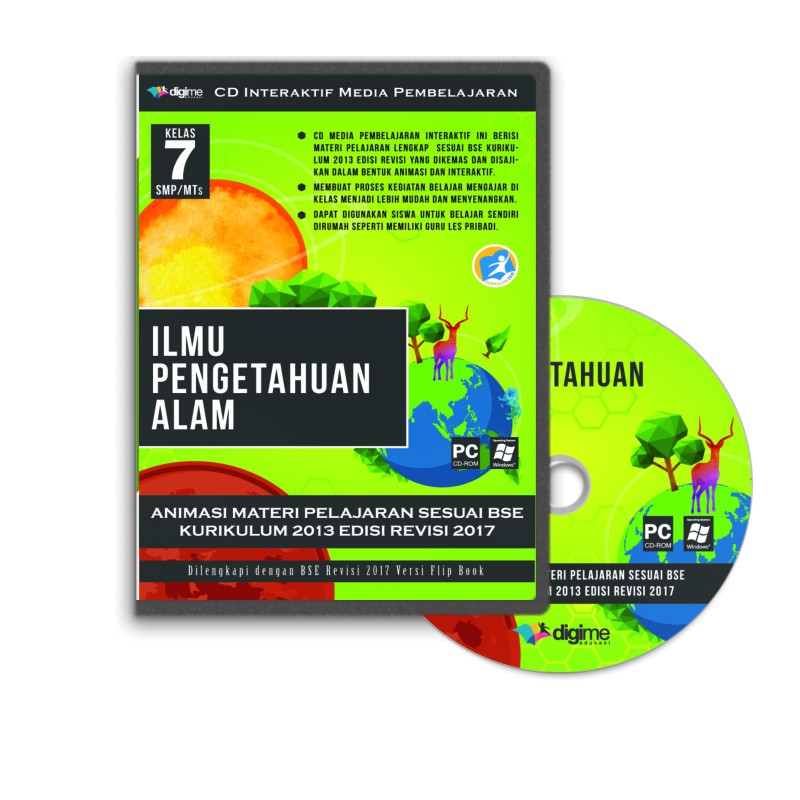 Cd Animasi Interaktif Materi Pelajaran Ipa Smp Mts Kelas 7 K13 Shopee Indonesia