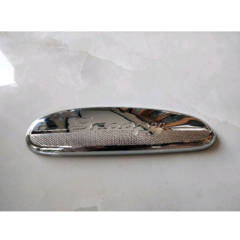 garnis Cover tameng knalpot honda Scoopy fi K16 2013-2016 original asesoris honda