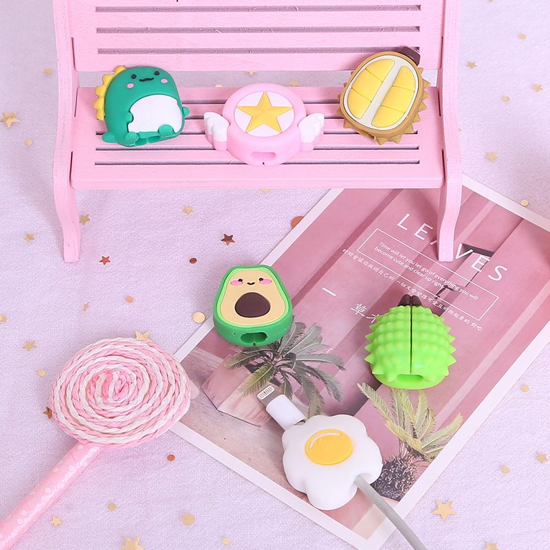 TM Pelindung Kabel Motif Karakter Lucu organiser rapi pengikat kabel bite