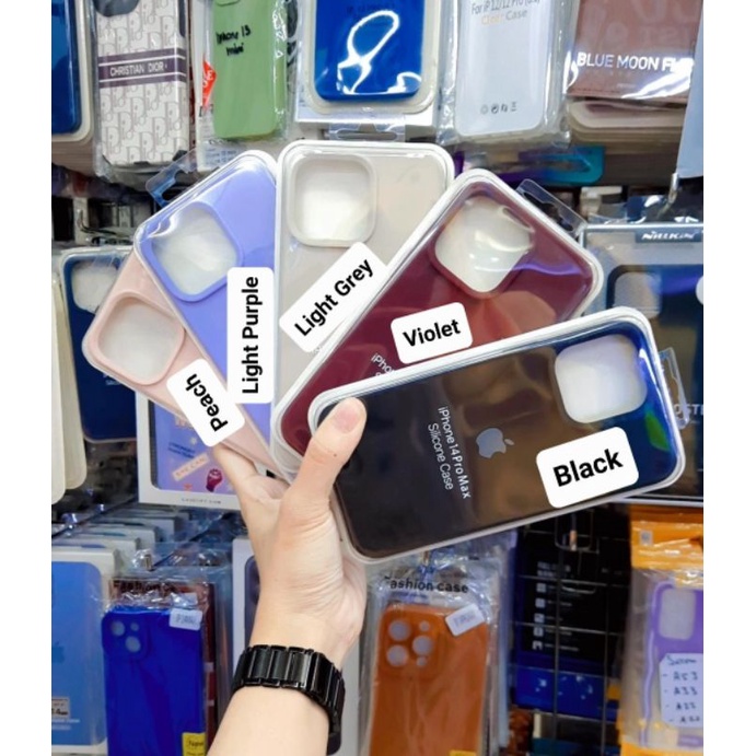 Silicone Case iPhone 14 Pro Max, 14 Max/Plus, 14 Pro, 14