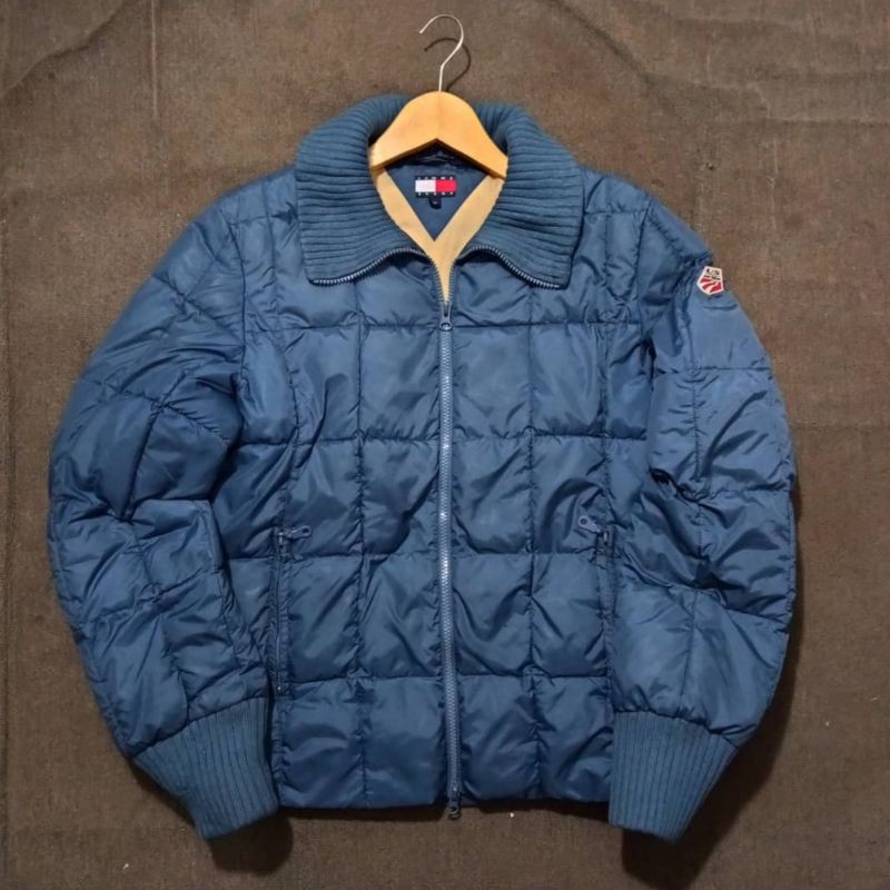 jacket bulu angsa tommy hilfiger second original