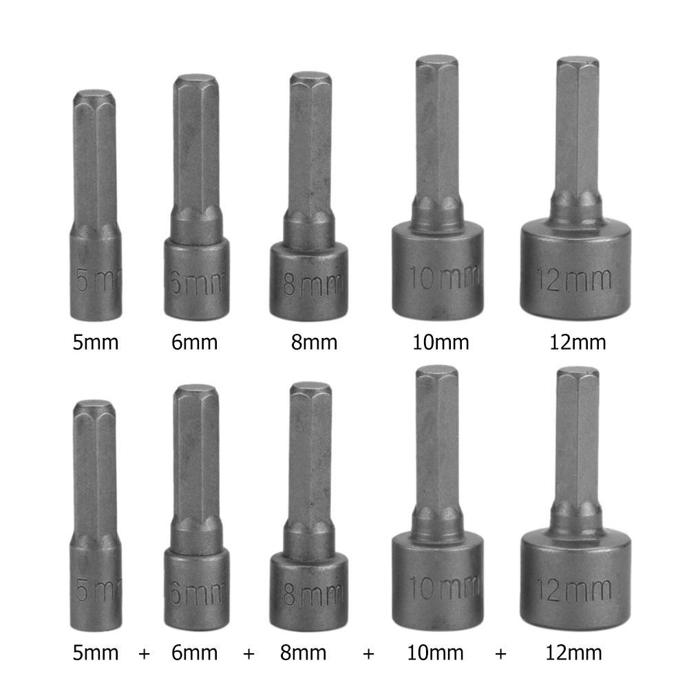 Adaptor Mata Bor dengan Bentuk 6-Sudut dan Bahan Baja-Alloy