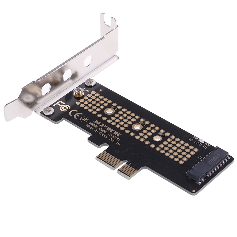 {LUCKID}NVMe PCIe M.2 NGFF SSD to PCIe x1 adapter card PCIe x1 to M.2 card with bracket