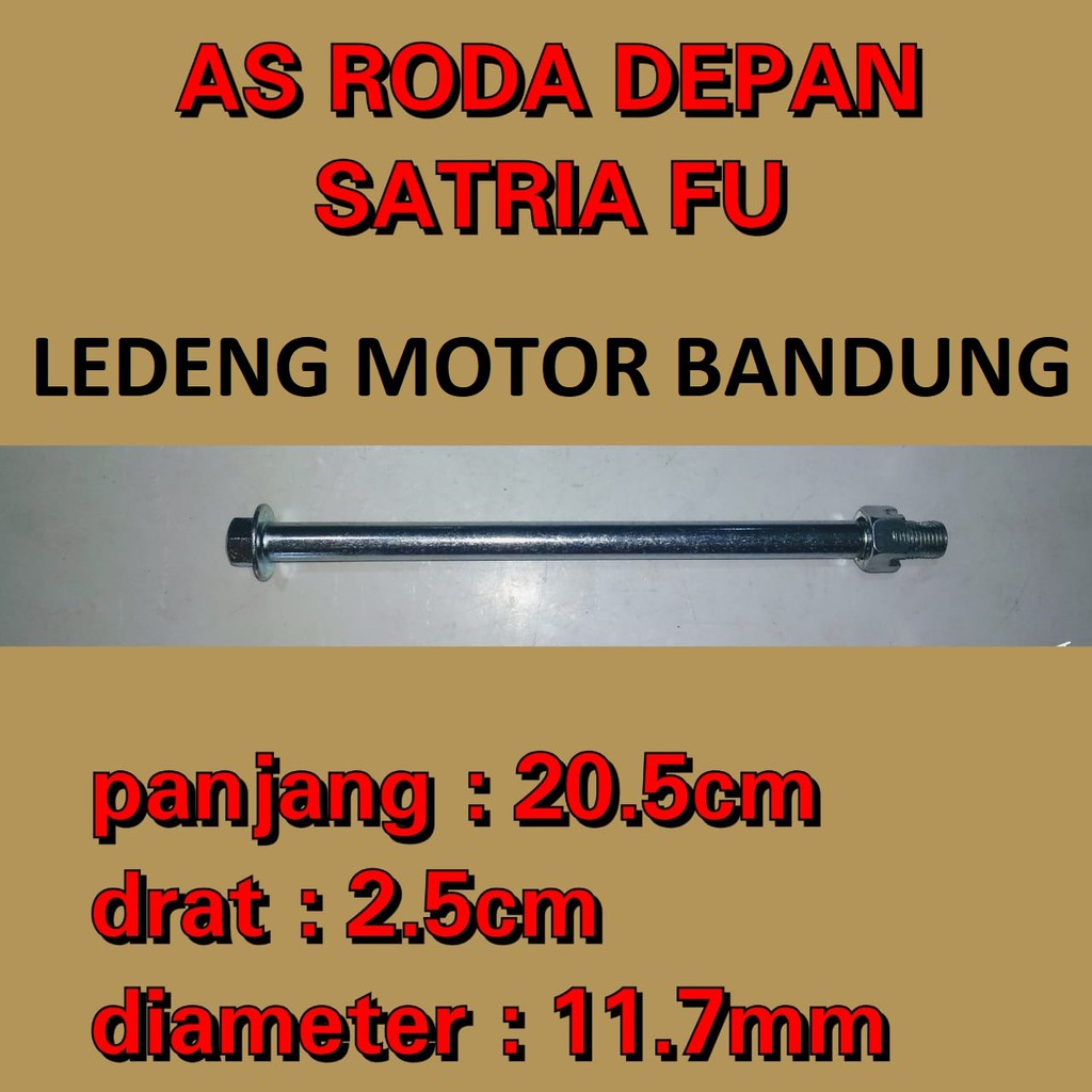 As Roda Depan FU Satria 150cc Suzuki Lokal