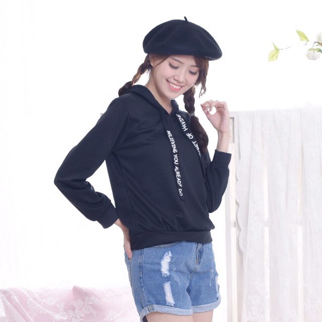 BESS - Sweater Hoodie Wanita Tali / Sweater Hoodie Tali SELLA