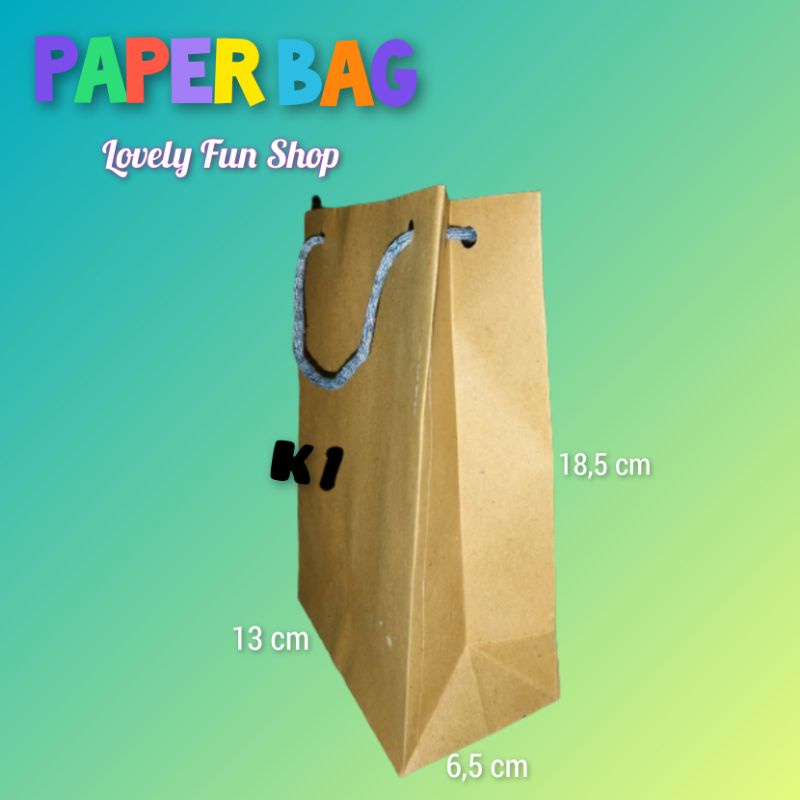 

Paper Bag Polos Coklat / Craft / Tas Kertas / Tas Souvenir / Goodie Bag