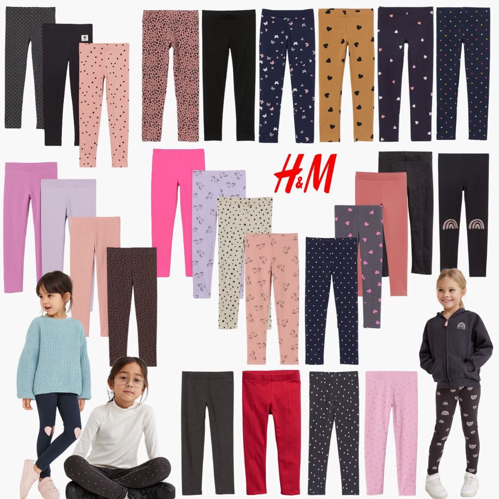 Legging HM Anak Perempuan/Legging Bahan Tebal Anak Perempuan (1-12 tahun)