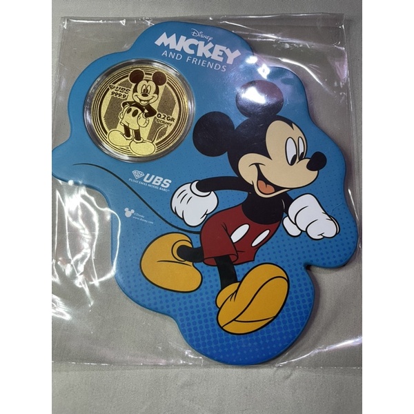 Emas 24 karat UBS Mickey and Friends 0,2 gram #Mickey #Minnie #DonaldDuck #DaisyDuck