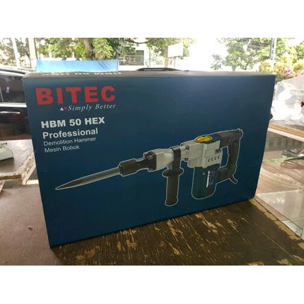 Bitec HBM50HEX Demolition Hammer HEX Mesin Bobok Beton HBM 50 HEX