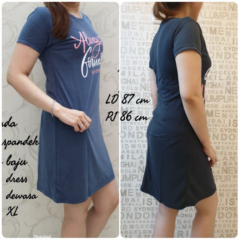 promo murah !!! spandek bagus dress tunik Ukuran XL pdk ALWAYS