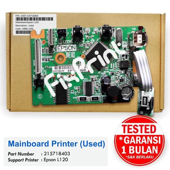 Jual Mainboard Printer Epson L120, Board Epson L120 l120 L 120 (Adjustment) Murah