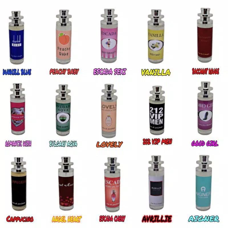 Parfum Thailand 30 ml Wanita Pria Eau de Parfum Bpom