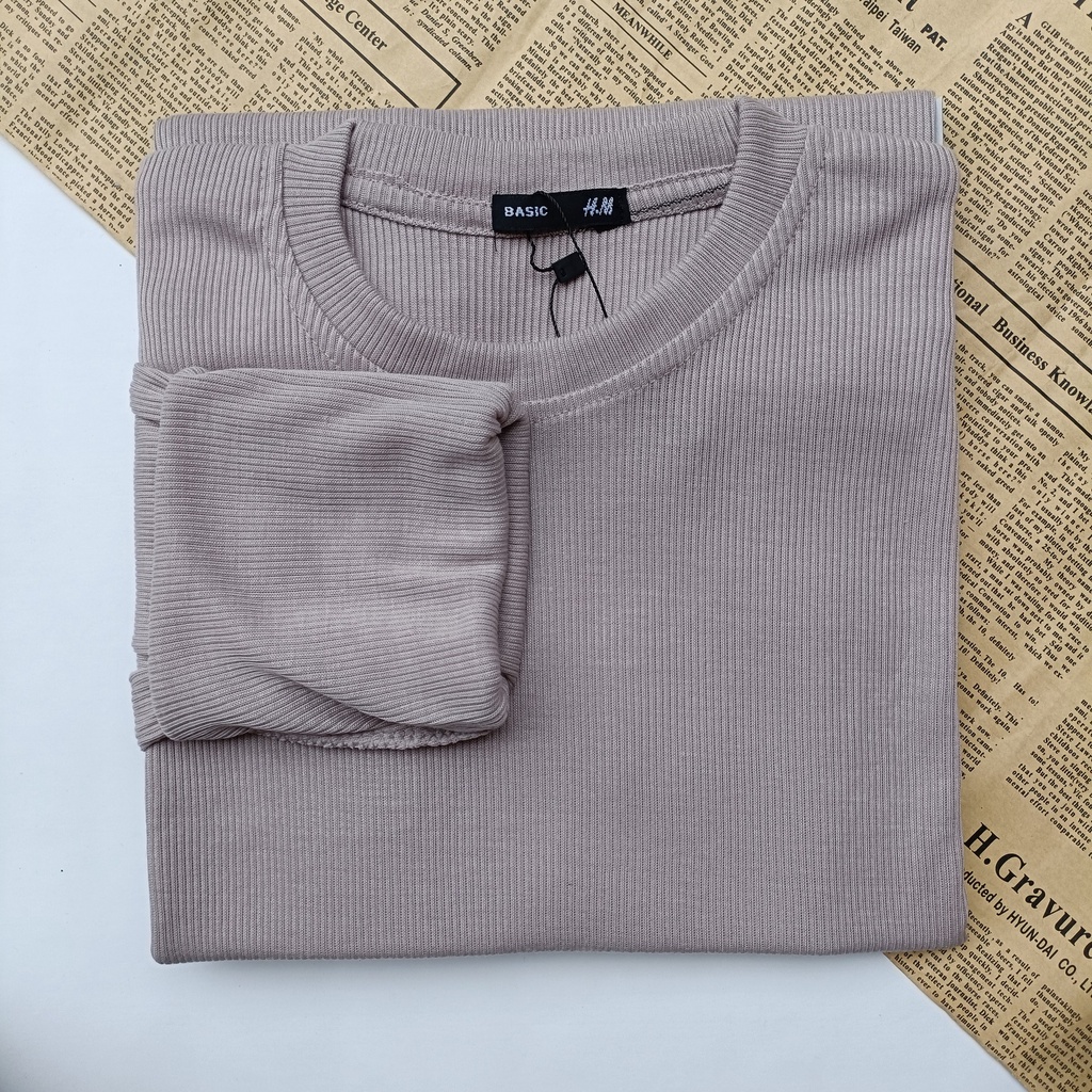 PART II Kaos Rib Premium / Kaos Grosir / Kaos Rib Premium Tebal / Kaos Lengan Panjang Termurah-Beaver