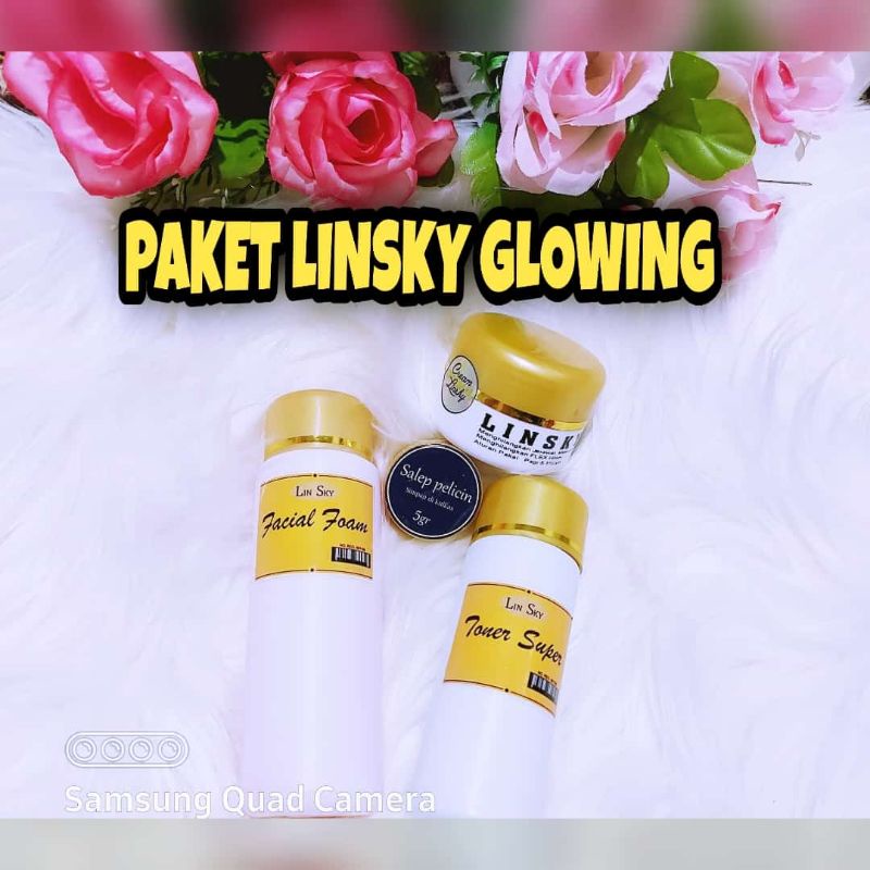 LINSKY PAKET GLOWING SUPER (ORIGINAL TERRMURAH )
