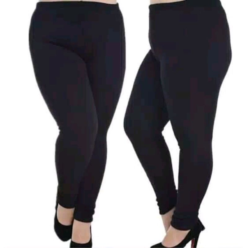 legging big size jumbo bahan lembut spandek lincin