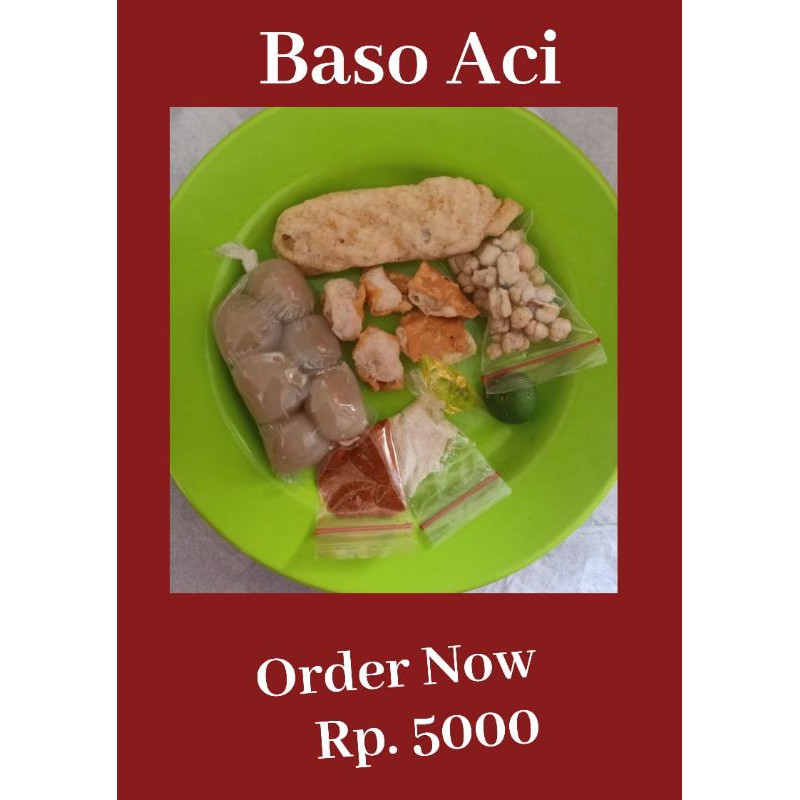 

Baso aci isi ayam