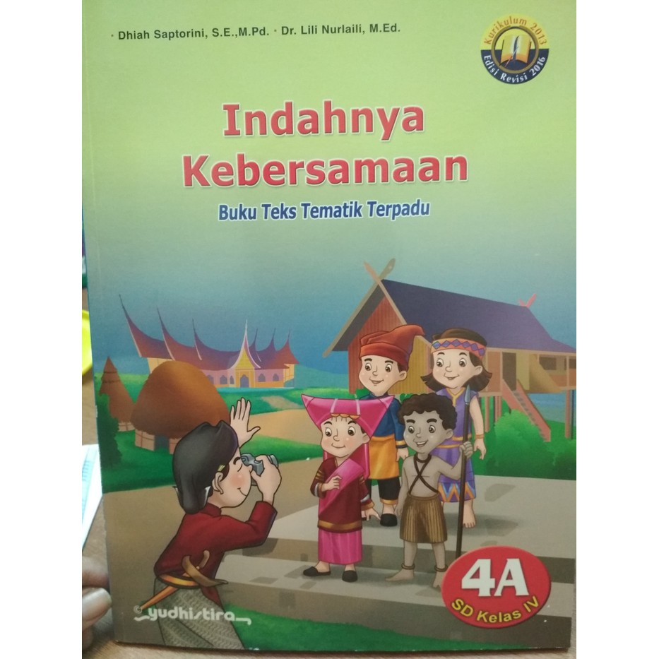 Promo SATUAN Buku SD Teks Tematik Terpadu Kelas 4 A B C D E Yudhistira Diskon