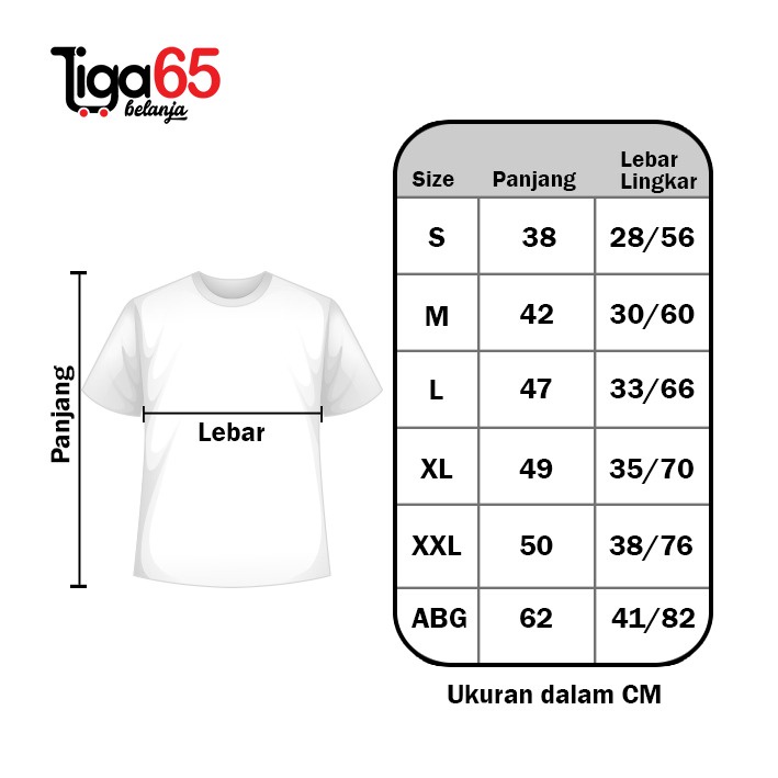 365 Baju Anak Kids wear Tshirt Oblong lengan pendek size 2-18