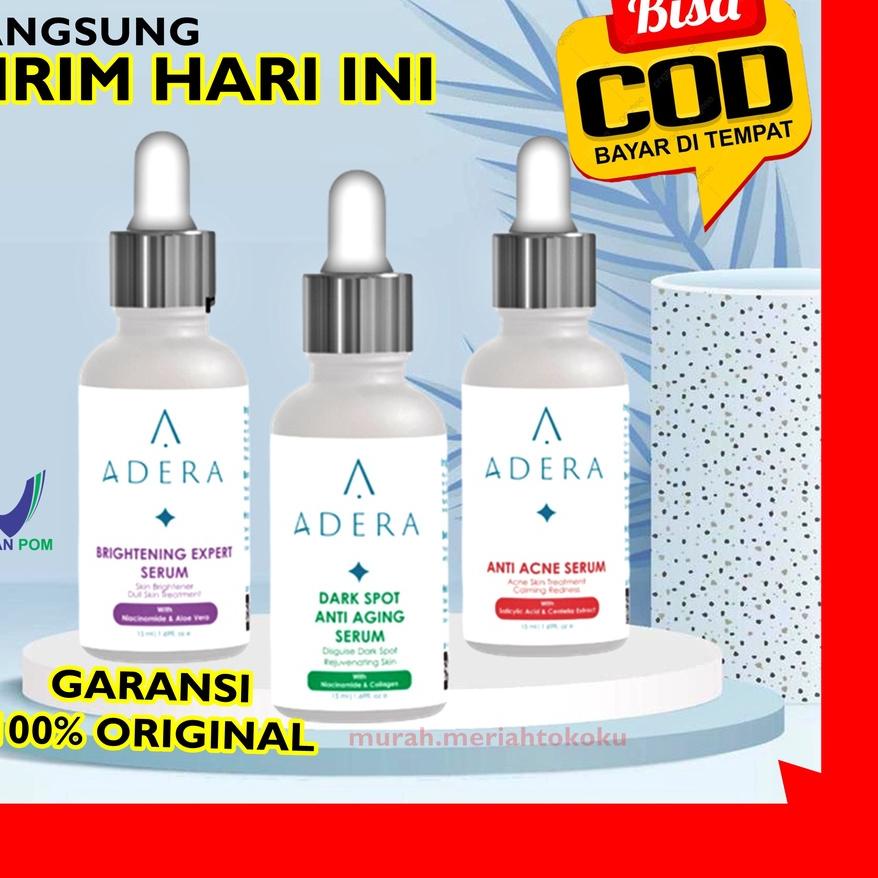 ADERA SERUM ORIGINAL FACE SERUM ADERA WAJAH ORI UNTUK FLEK HITAM GLOWING ORIGINAL ASLI 100%