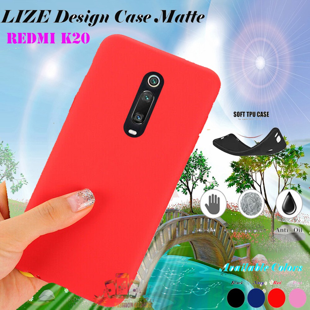 Lize Case Matte Silicone  Xiaomi Redmi K20 Silikon Candy Case Redmi K20 Kesing Soft case Casing