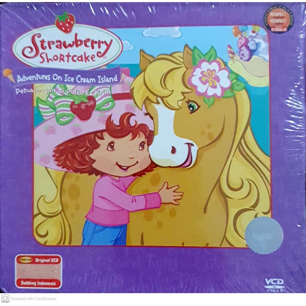 Jual Strawberry Shortcake Adventures on Ice Cream Island VCD Original