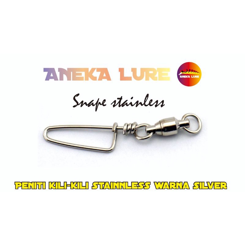 snape kili-kili pancing || konektor bahan stainless