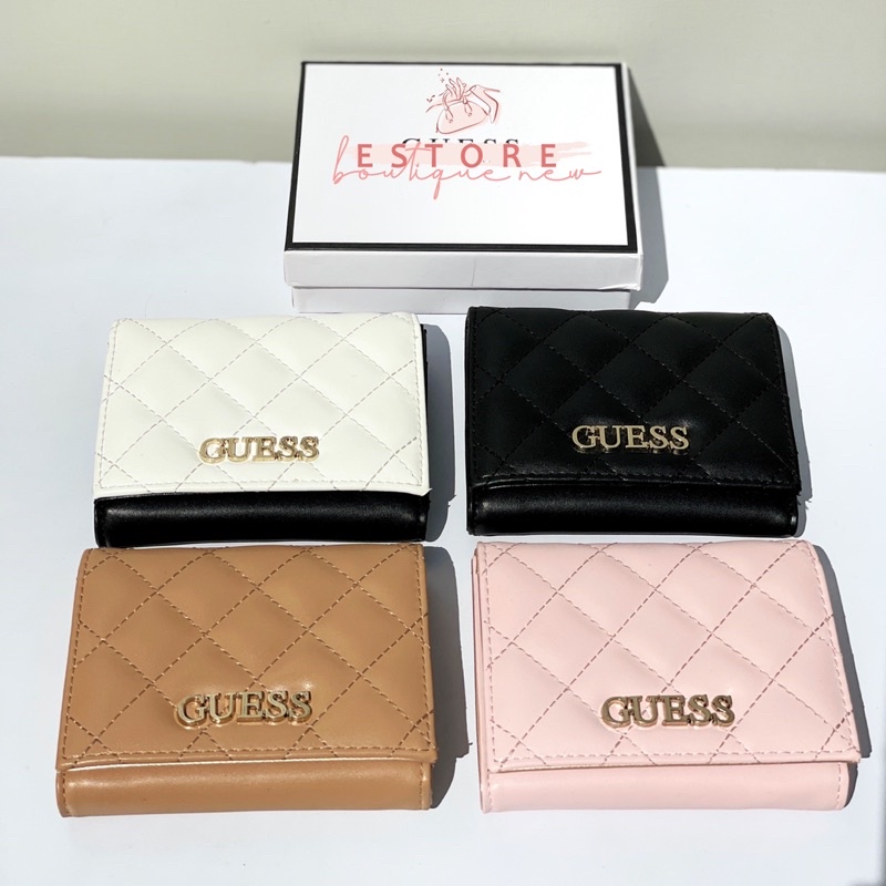 G Alia Quilted Short Wallet