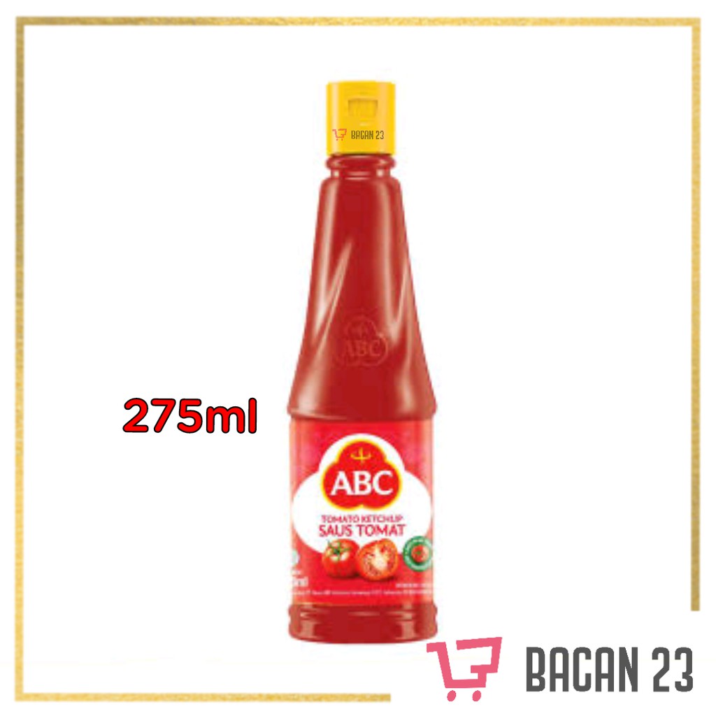 

ABC Saus Tomat (275ml) / Saos Tomat Botol / Tomato Sauce Ketchup / Bacan 23 - Bacan23