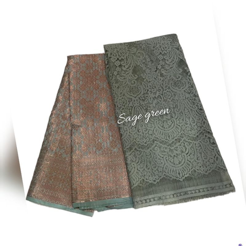 Paket songket brokat semi prancis. set songket kebaya, SEMI PRANCIS, KAIN SONGKET. Setelan murah