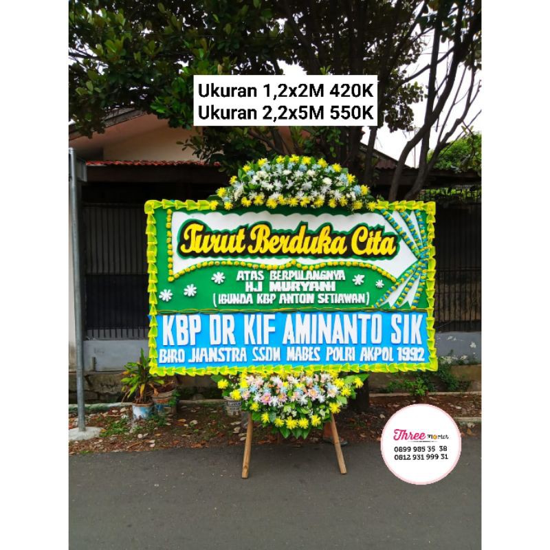 bunga papan ucapan / bupan ucapan / hadiah ucapan bunga papan / bunga papan / papan ucapan