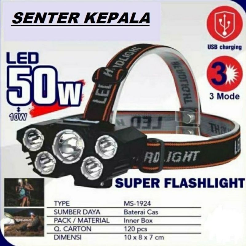 Senter Kepala Anti Air Hujan LANBO LB-9050
