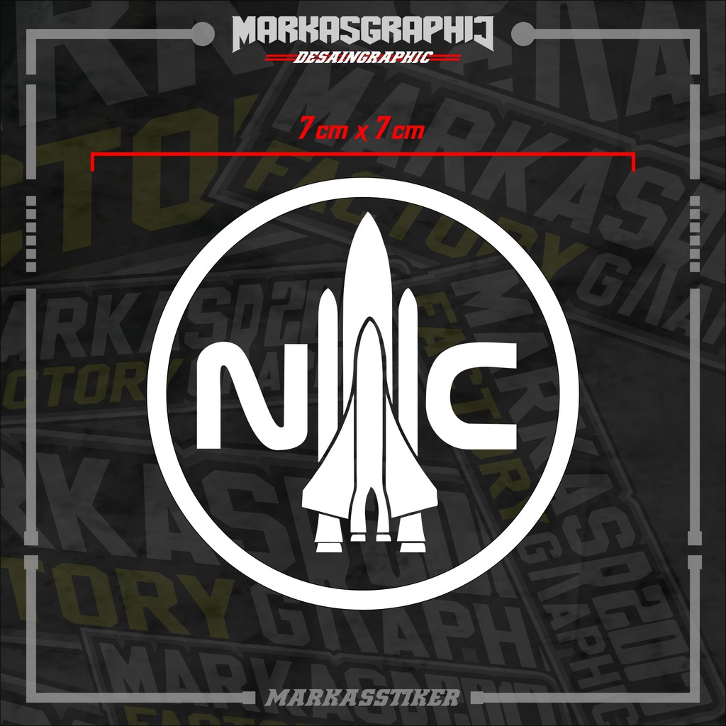 

STIKER CUTTING NC (Nasa Crew)