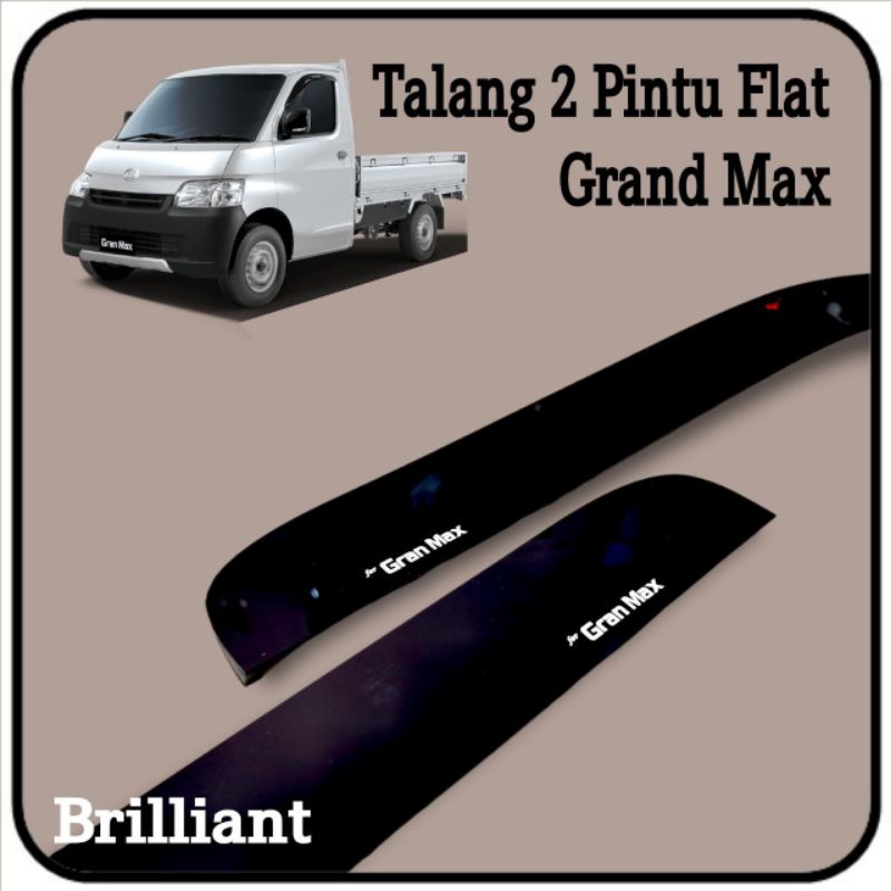 Talang Air 2 Pintu Hitam Slim FLAT - Kijang /  Mega Carry Apv / Panther / Carry / Traga / Grand Max