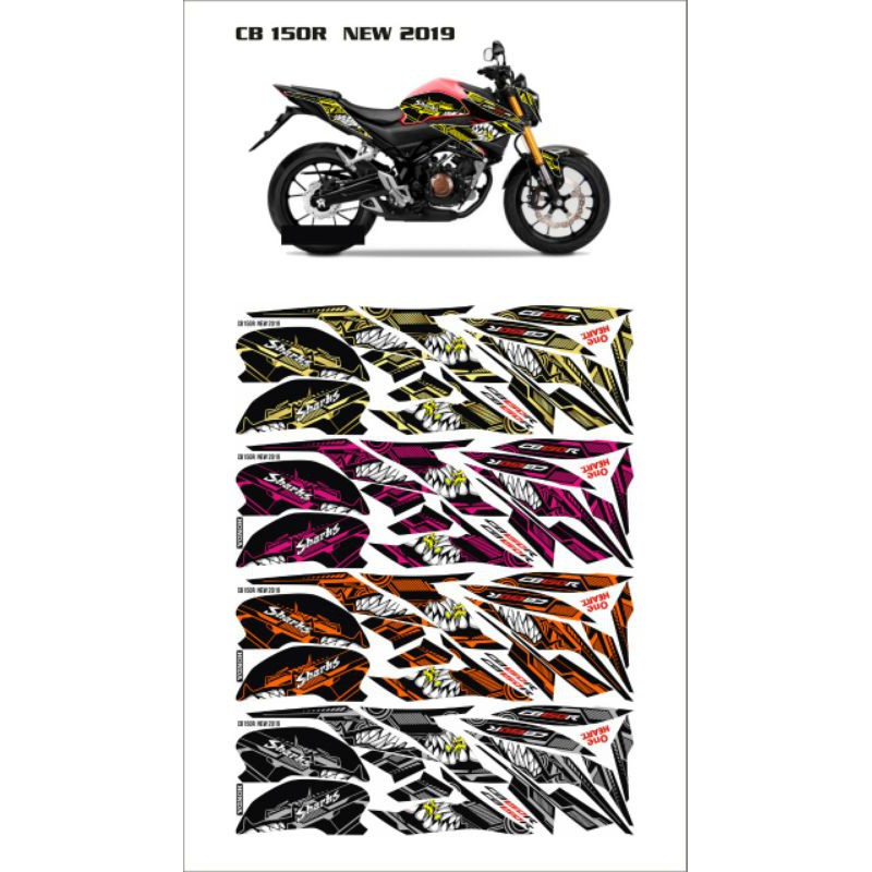 STIKER STRIPING CB 150R NEW 2019 #printing