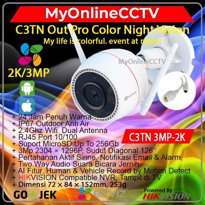 EZVIZ C3W 1080P IP Camera Outdoor CCTV By Hikvision GARANSI RESMI