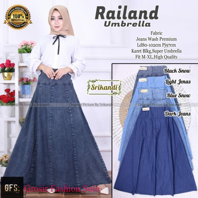 RAILAND UMBRELLA | Rok Jeans by Srikandi