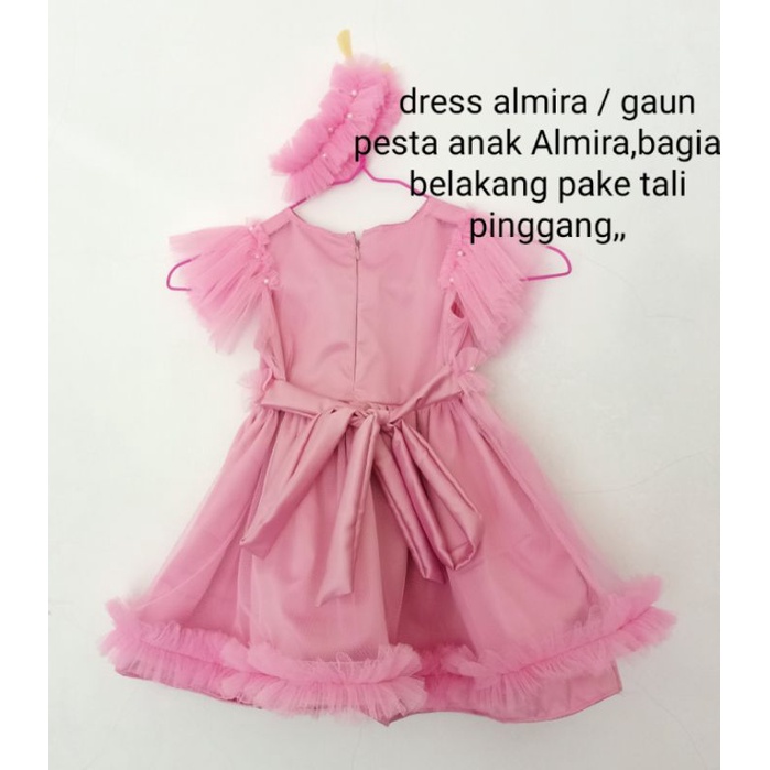 Almira gaun pesta anak / dress anak mewah